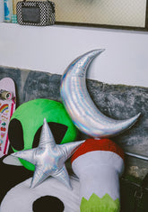 Spacey Dreams Moon Pillow