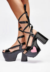 Superstar Platform Wrap Heels