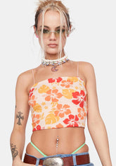 Crush Tropical Topics Hibiscus Cami Top