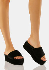 Breezin' By Platform Slide Sandals