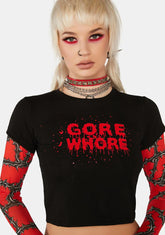 Here For The Horror Graphic Tee