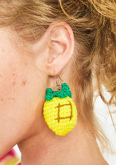 Low Hanging Fruit Crochet Earrings
