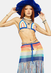Beach Day Crochet Skirt Set