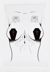 Wet Vinyl Coffin Pasties