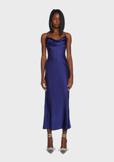 Navy Like A Glove Midi Dress