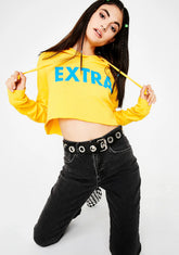 Extra AF Cropped Hoodie