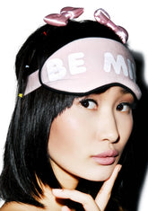 Be Mine Eye Mask - White