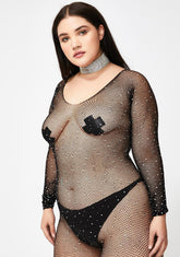 So Dripped Out Fishnet Catsuit