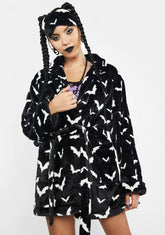 Bat Behavior Plush Robe Set