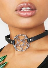 Can't Touch Me Choker Necklace