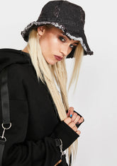 Late Pushing Limits Denim Bucket Hat