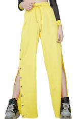 Lemon Wannabe Snap Track Pants
