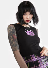Lunar Kitten Fishnet Top