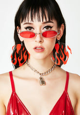 On Fire Earrings