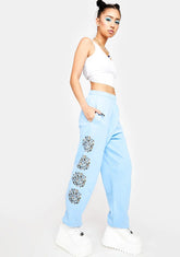 X Smiley Fantastic Mushrooms Sweatpants