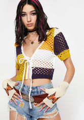 Make A Bet Crochet Top