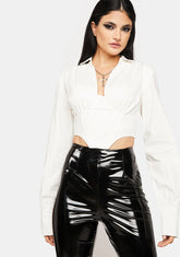 Hardly Bothered Corset Top