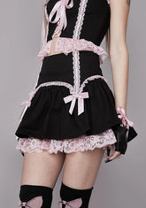 Devious Doll Lace Mini Skirt