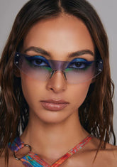 Axis Blue Shield Sunglasses