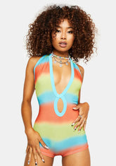 Sorbet Dreams Halter Romper