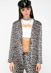 Killing 'Em Leopard Blazer