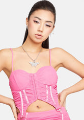 In The Spotlight Bustier Crop Top