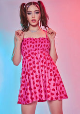 Loyal Maneater Smocked Mini Dress