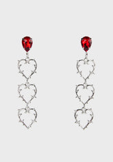 Fallen Heart Earrings