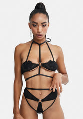 Damn I'm Good Fishnet Lingerie Set