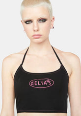 Slick Catching Wind Nylon Halter Top