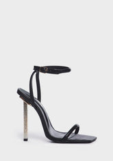 Jewls Diamante Strappy Square Toe Heels
