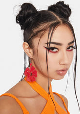 Hibiscus Dreams Drop Earrings