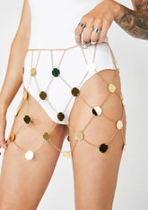 Liquid Sunlight Chain Skirt