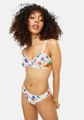 Here Comes The Sun Floral Bra And Panty Set