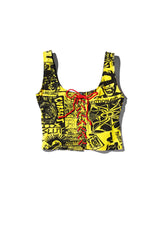 Headliner Lace-Up Crop Tank