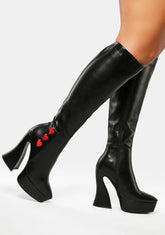 Wide Calf Love Potion Knee High Boots