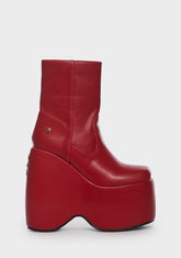 Spicy Say What You Mean Platform Boots