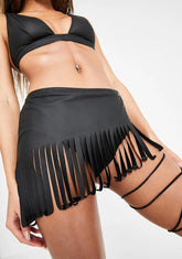 Rodeo Fox Fringe Skort