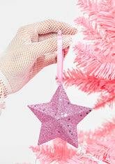 Brighten Up Glitter Star Ornament
