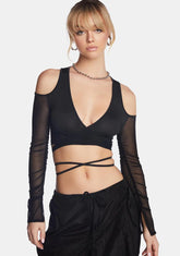 Break The Web Crop Top