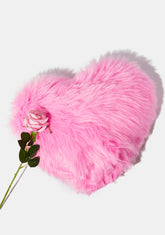 Sweet Lovey Dovey Heart Pillow