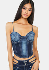 Harley Denim Bustier
