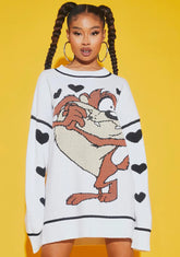 Taz Mania Oversized Sweater