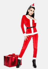 Women's Santa Jumpsuit