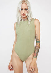 Sage Bustier Silhouette Bodysuit