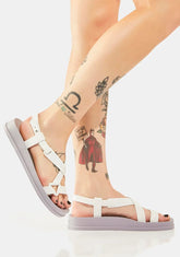 White Blink Sandals