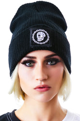 x Mishka Chain Small Patch Beanie