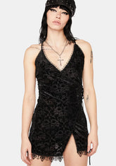 Lace Detail Mini Dress