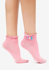 Always A Treat Ruffle Crew Socks
