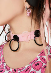 Blush Earth Is Boring O-Ring Choker